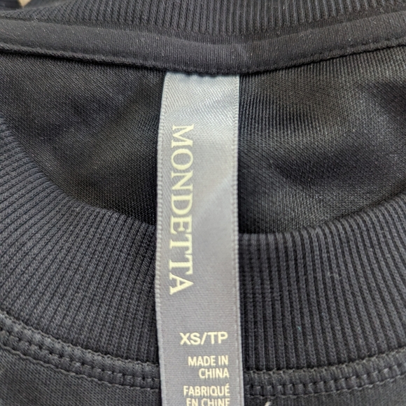 XS:Mondetta Crew Neck Sweatshirt - Picture 4 of 5